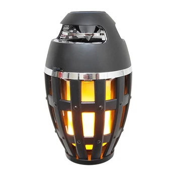 LED Flacără de Lumină compatibil Bluetooth Speaker Difuzor Wireless LED Flacără Torch Light Player Portabil Pâlpâire de Lumină Soundbar Imagine 0