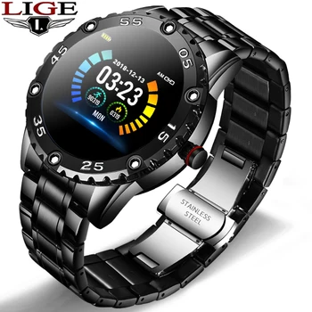 LIGE 2020 Nou Ceas Inteligent Bărbați Sport Impermeabil Rata de Inima tensiunea Tracker de Fitness Smartwatch Pedometru reloj inteligente Imagine 0