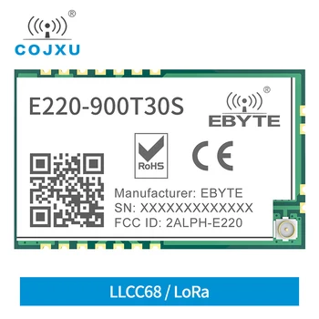 LLCC68 LoRa Modul 873.125 MHz 30dBm 10km RSSI WOR cojxu E220-900T30S Watchdog IPEX/Ștampila Gaura de Emisie-recepție Wireless Receptor
