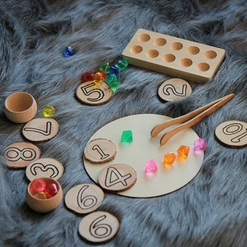Logica matematică Reggio Waldorf cunoaștere deschis material Provocare Senzoriale jucarii montessori educativos ajutor în Predare