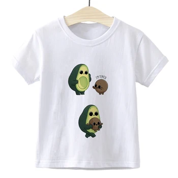 M-am SĂTURAT de Avocado Copii Tricou Retro Amuzant Destul de Liber Fata de Baieti Haine Casual Punk se Răcească pentru Copii T-shirt