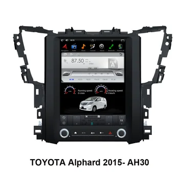 Masina de Navigație GPS Android Tesla Stil Pentru TOYOTA Alphard 2015 - AH30 Auto Radio Stereo Multimedia Player cu BT WiFi DSP Imagine 0