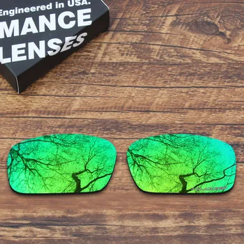 Millerswap Rezista la Apa de mare la Coroziune Polarizat Lentile de Înlocuire pentru Oakley Cotit ochelari de Soare Verde Oglindă (Obiectiv Numai)