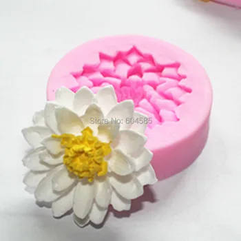 Mini 3D seria * lotus fondante mucegai * Gumă de mestecat pastă de mucegai * săpun manual mucegai * ciocolata mucegai FM137 Imagine 0