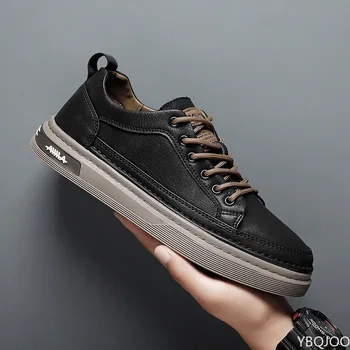 Moda Barbati Pantofi Casual Exterior Piele PU Respirabil Confortabile Pantofi pentru Bărbați 2022 Primăvară Bărbați Sneackers de sex Masculin Pantofi de Skate 39-44