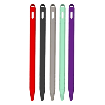 Moda Moale de Silicon de Protecție Caz Acoperire Husă de Piele cu Maneci pentru Apple Pencil iPencil a 2-a Generație Stylus Pen Accesorii
