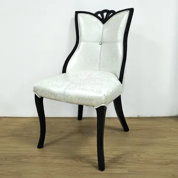 Modern, simplu de stejar din lemn masiv coreean scaun de luat masa Europene scaun scaun cu spatar Imagine 0