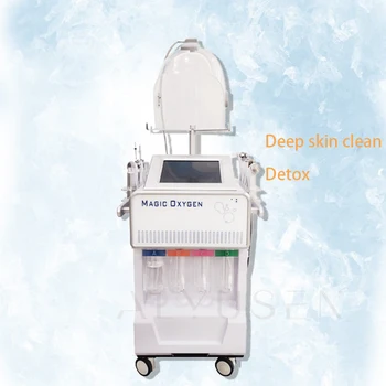 Multifunctional Hidro Dermabraziune Profesie Anti Aging Faciale Mașină De Oxigen Peeling Diamant Injecție Instrument Salon Clinica
