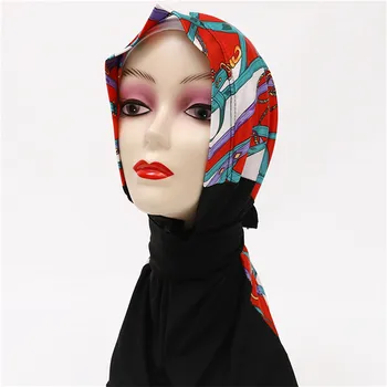 Musulman Sifon Hijab Șaluri Esarfa Femei Culoare Solidă Cap Împachetări Femei Hijab Eșarfe Doamnelor Foulard Femme Vălul Musulman Imagine 0