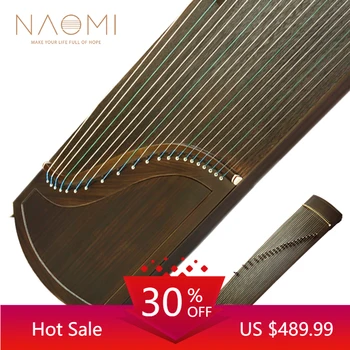 NAOMI Nivel Avansat lemn de Santal Negru Guzheng Instrument 21 Siruri de caractere 163 cm Chineză Titera Harpă Fierbinte de Vânzare Cu Accesorii Complete