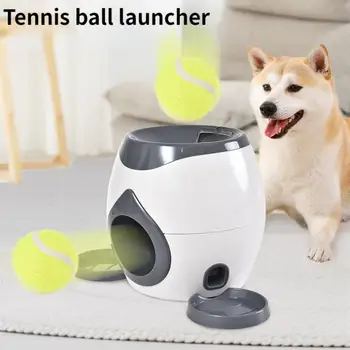 Noua Versiune Câine De Tenis Launcher Recompensa Mașină De Animale De Companie De Instruire Interactive Inteligente Automate De Alimentare Sursa De Companie Jucărie De Câine De Jucărie