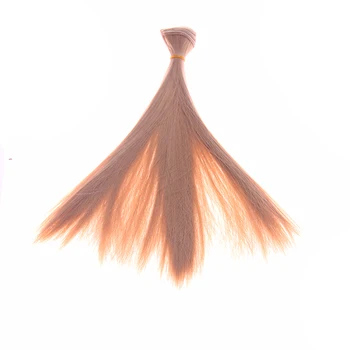 Noul fir de păr Colorat refires bjd păr 20cm*100cm negru auriu maro kaki culoare gri scurt drept peruca din par pentru 1/3 1/4 BJD diy