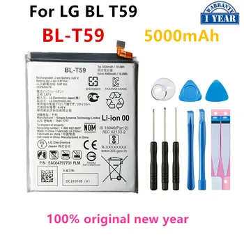 Original BL-T59 5000mAh Baterie ForLG BL T59 BL T59 Baterii de telefon Mobil+Instrumente