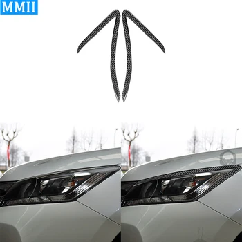 Pentru Honda Accord Anii 2014-2017 Real Fibra De Carbon Lampă De Ceață Față Spranceana Capac Tapiterie Auto Lumina Accesorii Decor Autocolant
