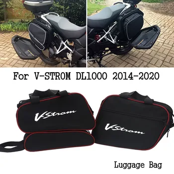 Pentru SUZUKI V-STROM DL1000 DL 1000 dl1000 2014 2015 2016 2017 2018 2019 2020 Motocicleta Depozitare Saci Negru Interior Extensibil Saci Imagine 0