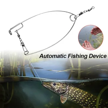 Pescuit Automate De Pescuit Artefact Din Oțel Inoxidabil Cârlig De Declanșare Primăvară Cârlig De Pescuit Accesorii Auxiliare Scule De Pescuit Imagine 0