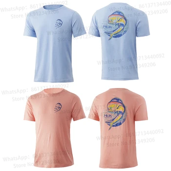 Pescuit Camasi Pentru Barbati cu Maneci Scurte UV T-shirt Uscare Rapidă de Pescuit, Îmbrăcăminte de protecție Solară UPF 50+ Haine Respirabil Jacheta de Pescuit