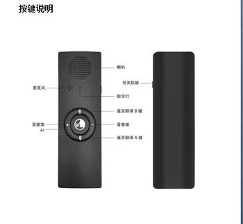 Portabil Smart Voice Translator Multi-Limba De Vorbire Interactive Translator Timp Real Voce De 40 De Limbi Translator