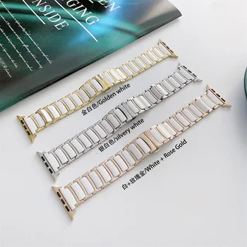Potrivit Pentru Apple Watch Curea Apple Watch Crescent Ceramice în formă de Fluture Catarama Curea de Ceas IWatch Oțel Lanț de Ceas S124