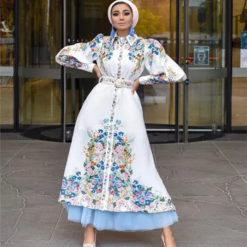 Ramadan Eid Mubarak Abaya Dubai Turcia Hijab Musulman Lungi Din Satin Jalabiya Rochie Arabă Rochii Pentru Femei Islam Caftan Robe Longue