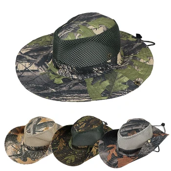 Respirabil Margine Largă Pălărie de Soare pentru a Proteja Împotriva UV Razele de Soare în aer liber Boonie Hat pentru Drumetii, Camping Pescuit pentru Bărbați și Femei