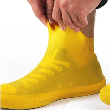 Reutilizabile Latex rezistent la apa de Ploaie Pantofi Acoperă Portabil Cauciuc rezistente la Alunecare Rain Boot Galoși S/M/L Unisex Incaltaminte Accesorii