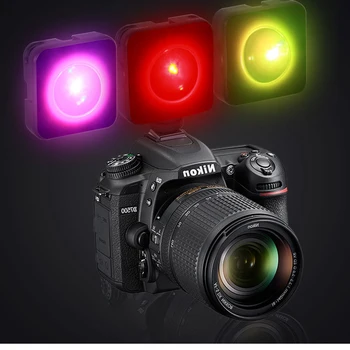RGB Apus de soare Lampa Proiector de Curcubeu Lumina de Noapte Atmosferă Lumini pentru Acasă Decorare Camera de Fotografie de Iluminat Vlog Magnetic LED Imagine 0