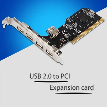 Riser Card Splitter Adaptor Adaptor de 5 Porturi USB 2.0 PCI converter accesorii de calculator Pentru Desktop PC Game Hub card de Expansiune