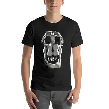 Salvador Dali Craniu De Arta Supradimensionate Tricou Barbati Brand De Haine Din Bumbac 100% Streetwear Mare Dimensiune Topuri Tee Imagine 0