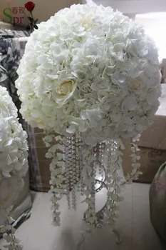 SPR transport gratuit noi. nunta flori artificiale masă de nuntă cu flori mingea centrala decorative etapă arc floral