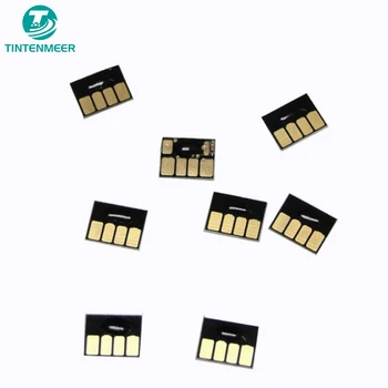 TINTENMEER calitate excelenta Refillable cartuș Auto reset chip 8 culoare ca 1 set compatibil pentru HP 38 Imagine 0