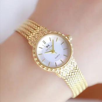 Top pentru Femei Brand Ceas Simplu, Elegant, Aur, Cadran Mic de Cuarț Femei Ceas de Moda Japonez rezistent la apa Montre Ceas de mână
