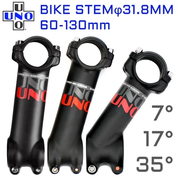 UNO MTB Stem Ultralight 7 Grade Biciclete Rutier Tulpini 17 Grade Furculita 28.6 mm 31.8 mm 60-130mm Bicicleta Ghidon Stem 35 de Grade stem