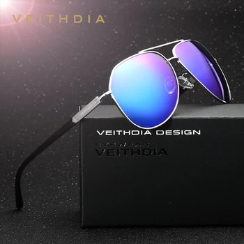 VEITHDIA Brand de Moda Unisex Ochelari de Soare Polarizat de Acoperire Oglinda ochelari de Soare de Conducere de sex Masculin Ochelari de nuante Pentru Bărbați/Femei 2732