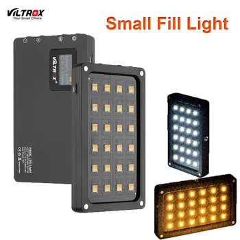 Viltrox RB08 Bi-color 2500K-8500K Video Mini LED Portabil Umple de Lumină Built-in Baterie de Telefon aparat de Fotografiat de Fotografiere Studio