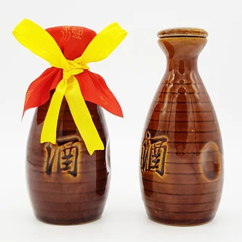 Vintage sticla, Ceramica 100 ml Sake-ul Japonez Sticlă Mică Sticlă de Lichior de Alcool Decantador De Vin de uz Casnic DrinkwareED50JH