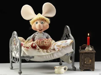 Vintage Topo Gigio de Desene animate Drăguț Mouse-ul Foto de MĂTASE POSTER Decorativ de Perete pictura 24x36inch