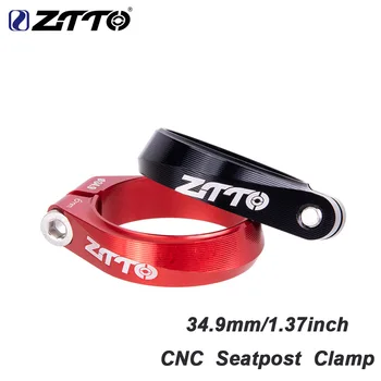 ZTTO CNC Seatpost Prindere 34.9 mm de Înaltă rezistență Seat Post Tub Fir Clip Clemă de blocare 31.8 MM Negru Roșu Pentru MTB Biciclete Road Biciclete Imagine 0