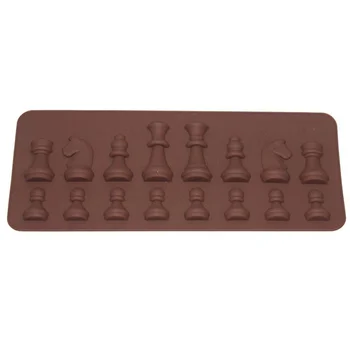 Șah Forma de Silicon Matrite Tort Fondant, Jeleu Bomboane de Ciocolată Mucegai DIY Bakware Decora