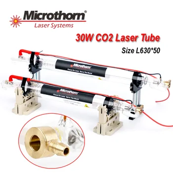 0133 Veci Pahar de co2 laser tub 60W 1250mm lungime 55mm diametru de mașină cu laser Imagine 1