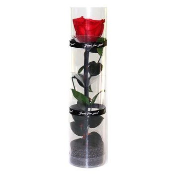 1buc Singur Faux Trandafir Decorativ Realiste de Flori de Trandafir Artificiale a Crescut Birou Ornament Floare Trandafir Decorativ Floare Ca Un Cadou Imagine 1