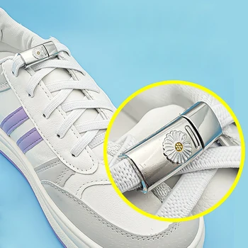 1pair Nou Metal Șiret Cataramă Magnetică Șireturile sistem de Blocare Magnetic Accesorii Pantofi Adidas Kituri de Metal Dantele Catarama Imagine 1