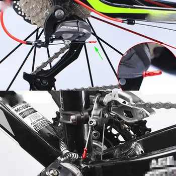 20buc/set frână de Bicicletă sârmă din aliaj de aluminiu cap coada 6 culori biciclete de frână cablu end capacul de protecție a conductei de Frână cablu capac Imagine 1