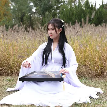 21 Șir Guzheng Stil Chinezesc Tradițional Lemn de Paulownia Portabil Mini Scenă Instrumente Muzicale pentru Incepatori Nou Imagine 1