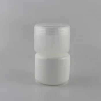 250g X 24 Alb Gol Crema Container Cosmetice Borcane ,250ml de Îngrijire a Pielii Masca Crema PP Sticle Și Ambalaje din Plastic Borcan de Ghiveci Imagine 1