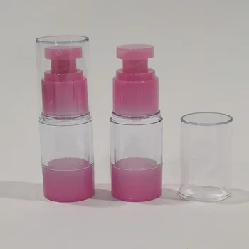 500pcs Gol Pompa Airless Sticle de Călătorie Lotiune Containere Airless 15ml Lotiune Tratament Cosmetic Pompa de Călătorie sticla Imagine 1
