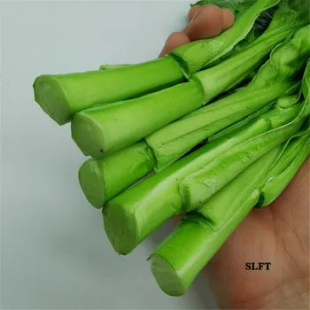 Bucatarie supermarket magazin magazin de decor Faux simulare false artificiale legume verzi pakchoi Chineză înflorire varza Imagine 1