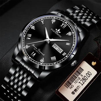 Ceasuri Mens 2022 Bărbați de Moda Ultra-subțire Ceas Simplu Oameni de Afaceri Cuarț Ceas de mână Relogio Masculino Calendar Reloj Hombre Imagine 1