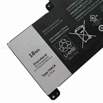 Ciboperpower Noi imagini inedite cu Baterie Laptop 74XCR 3.7 V 18Wh Pentru Venue 8 Pro 5830 T01D VXGP6 X1M2Y Serie de Tablet PC Imagine 1