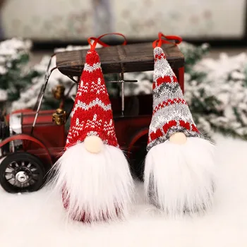 Crăciun Gnomi De Pluș Păpușă Santa Xmas Gonk Pitic, Elf Decorare Cadouri, Ornamente De Crăciun 2022 Novedades Adornos Imagine 1